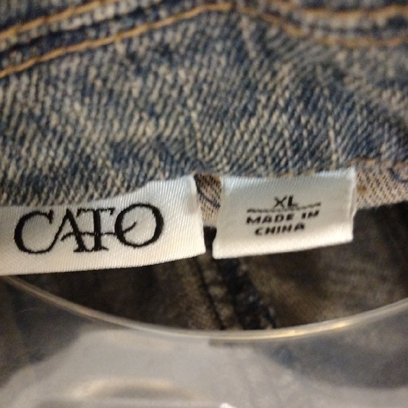 Cato Women's Blue Jean Jacket - Picture 3 of 4